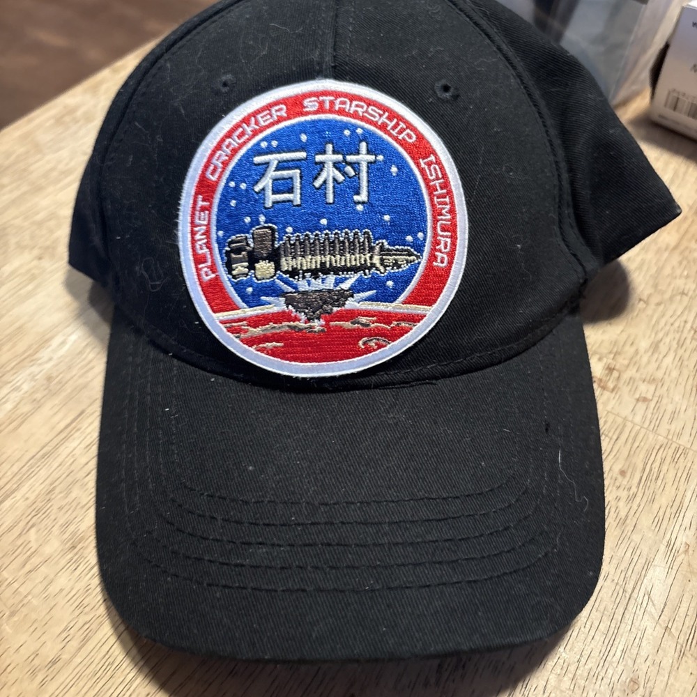 Dead Space Starship Ishimura 3.5" Round Deluxe Embroidered Patch Hat Black